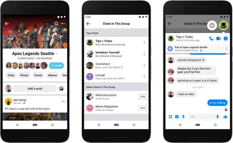 Turn website into app Facebook redesign