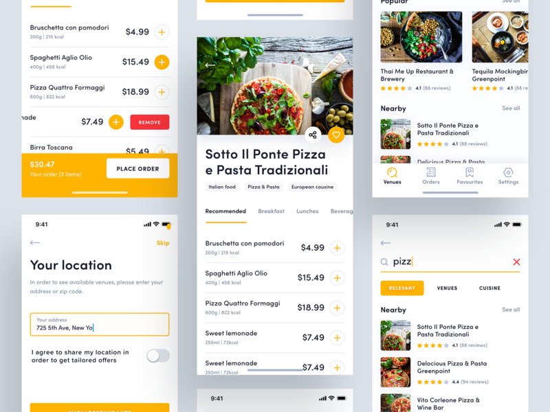 Learn how to create food delivery app with useful content