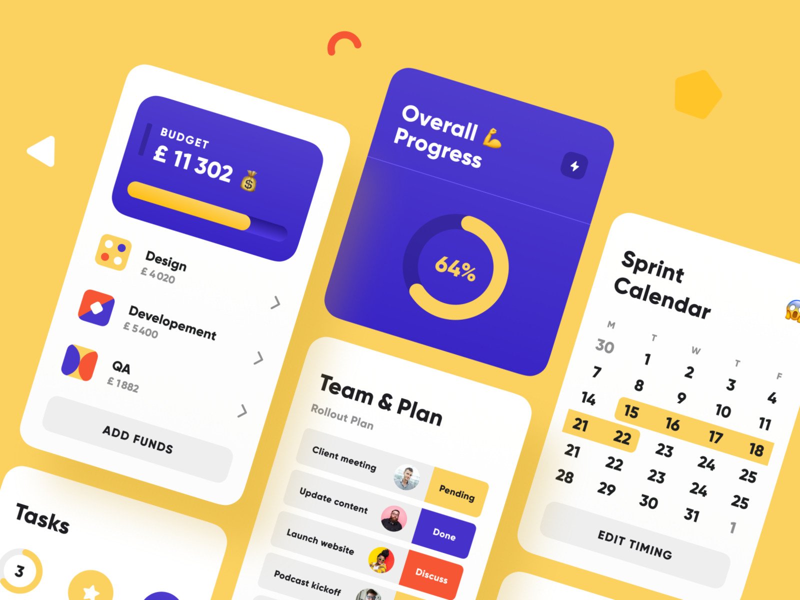 Calendar UI design