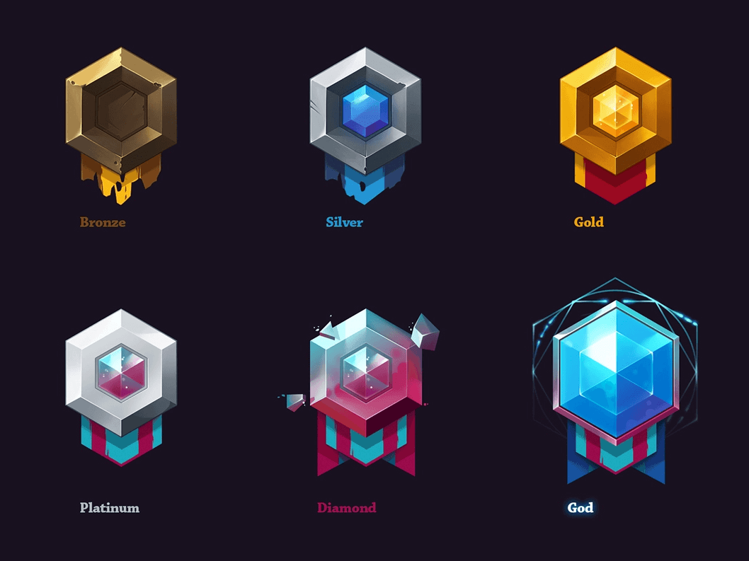 Icons design - Rank System by 60.o