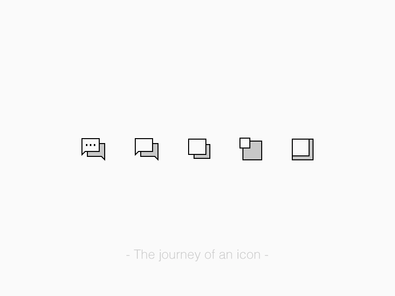 Icon evolution by Yury Wang
