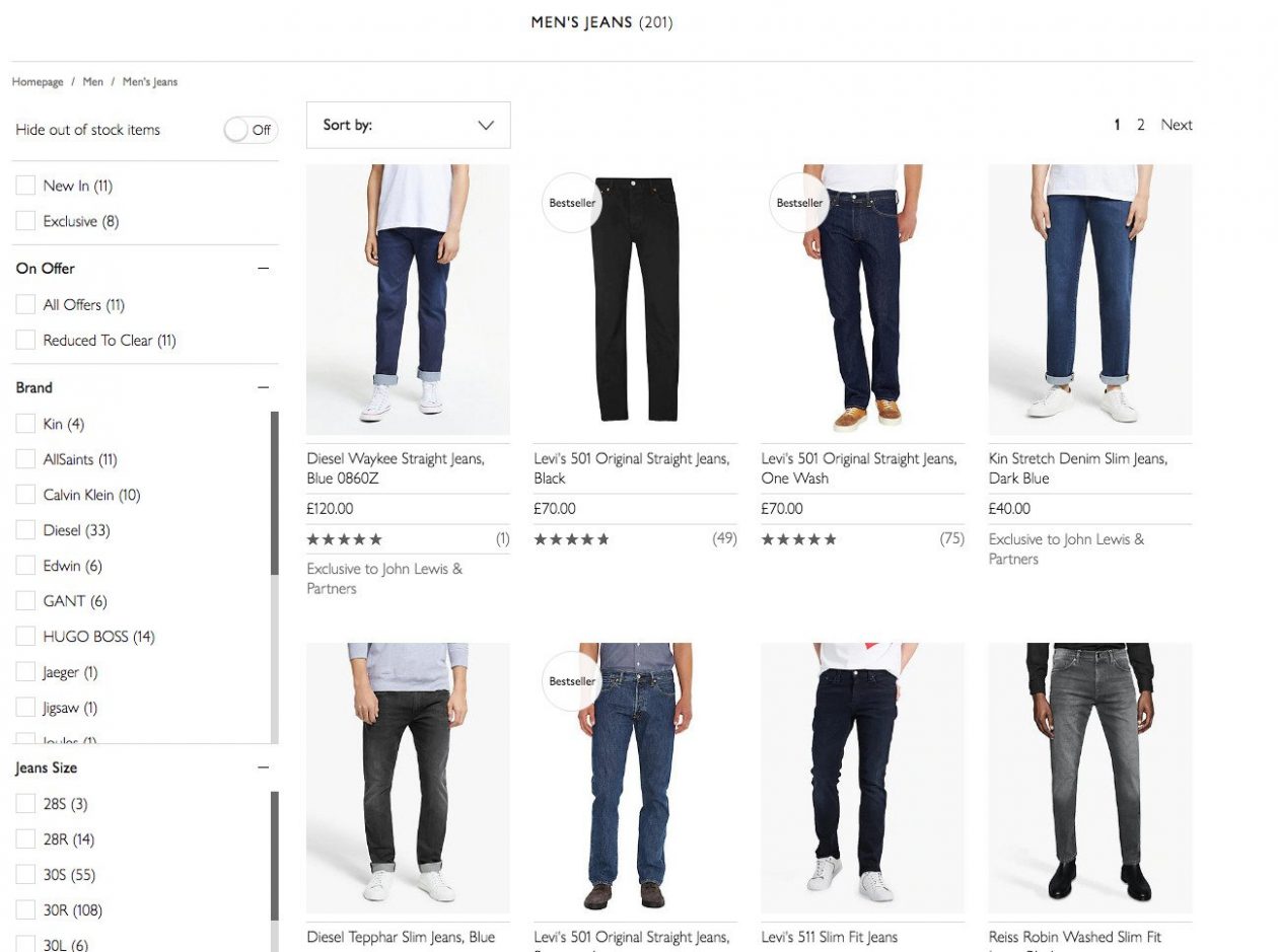 Filtering Design Best Practices to Improve E-Commerce UX | Shakuro