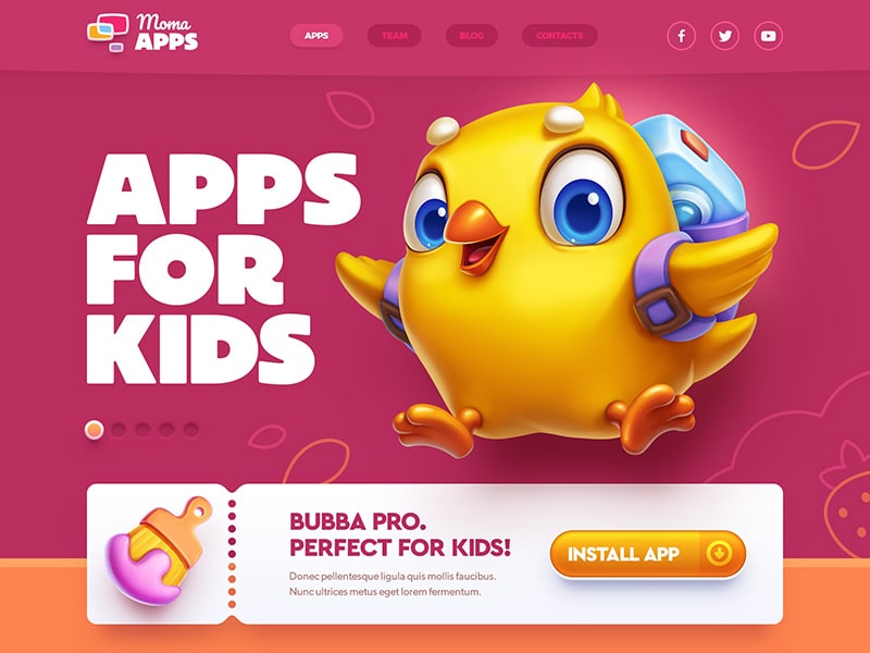 Website colors for kids