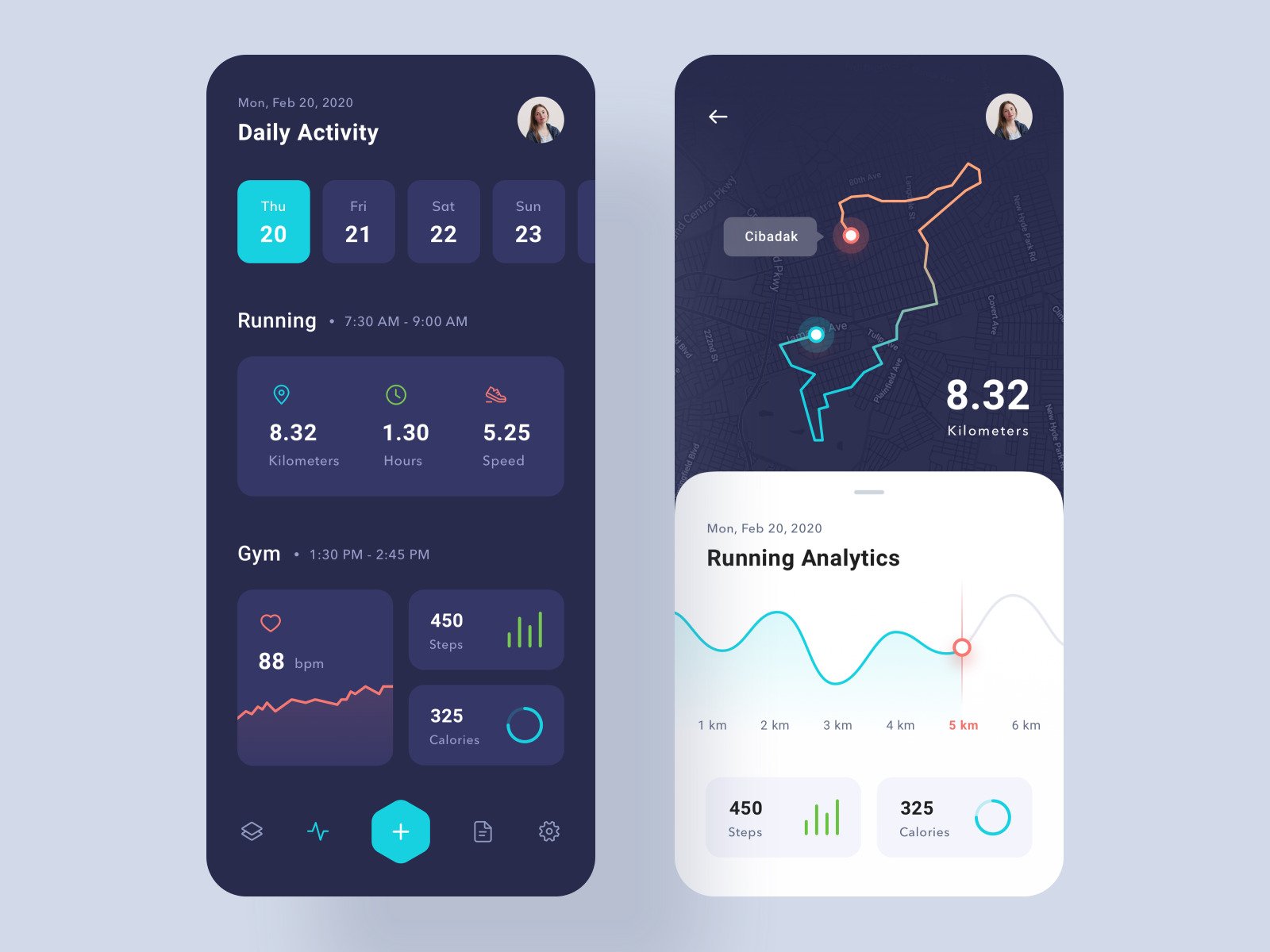 Fitness mobile_app design