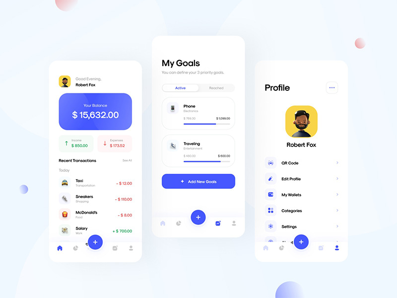 Develop personal finance app