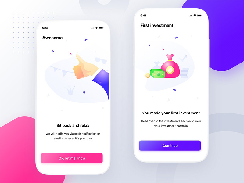 Personal finance app - Meaningful design