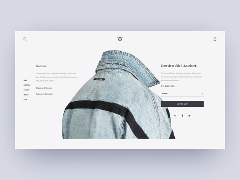 Online store concept by Shakuro