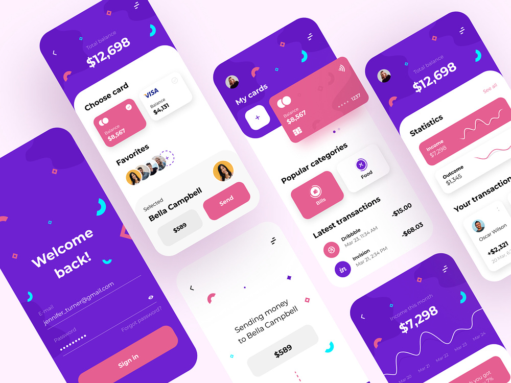 Personal finance app development