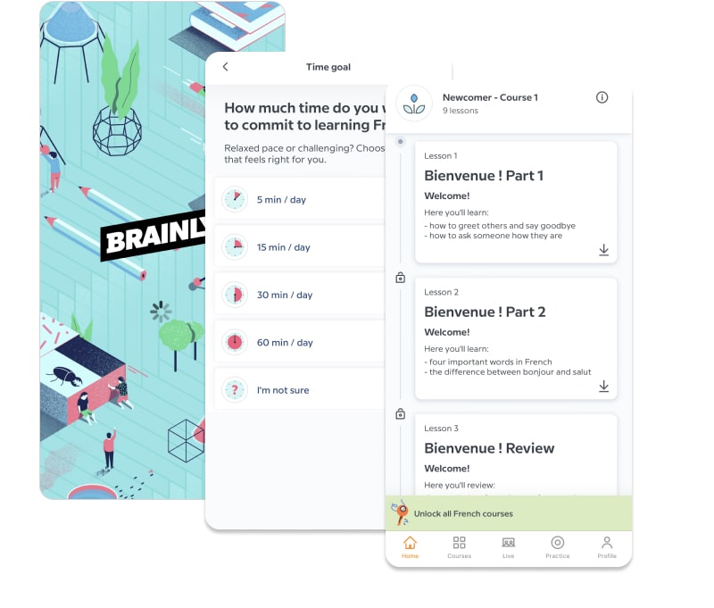 e-learning app brainly