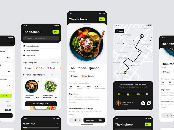 Food Delivery App Concept by Conceptzilla