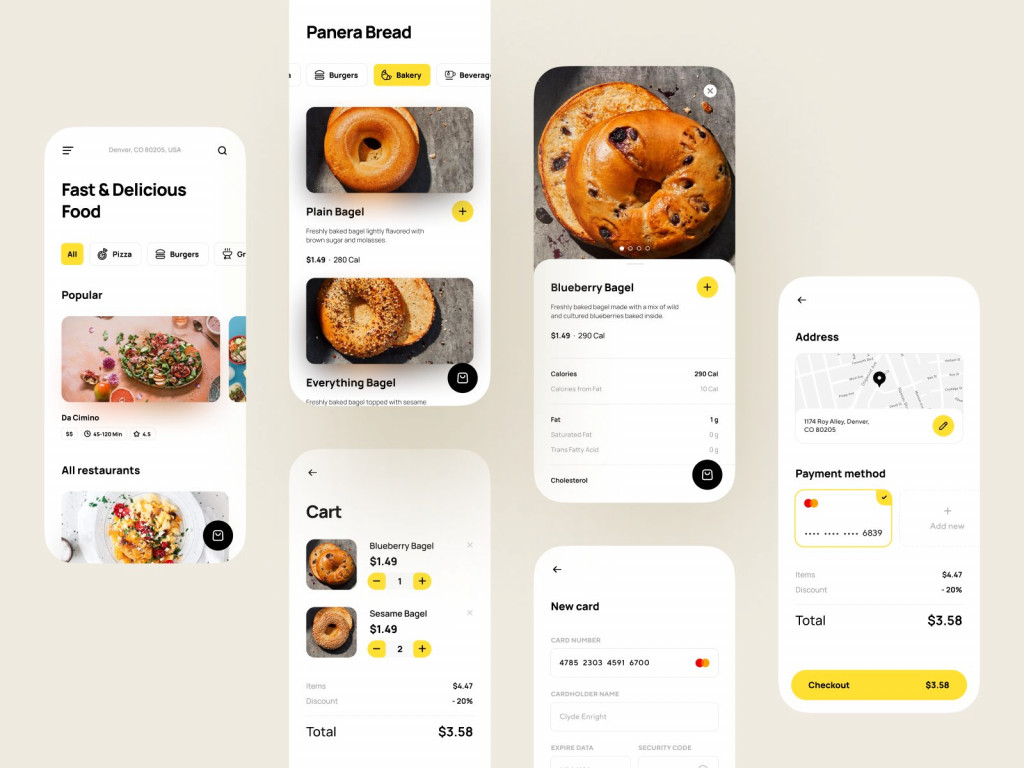 Food app for e-commerce business