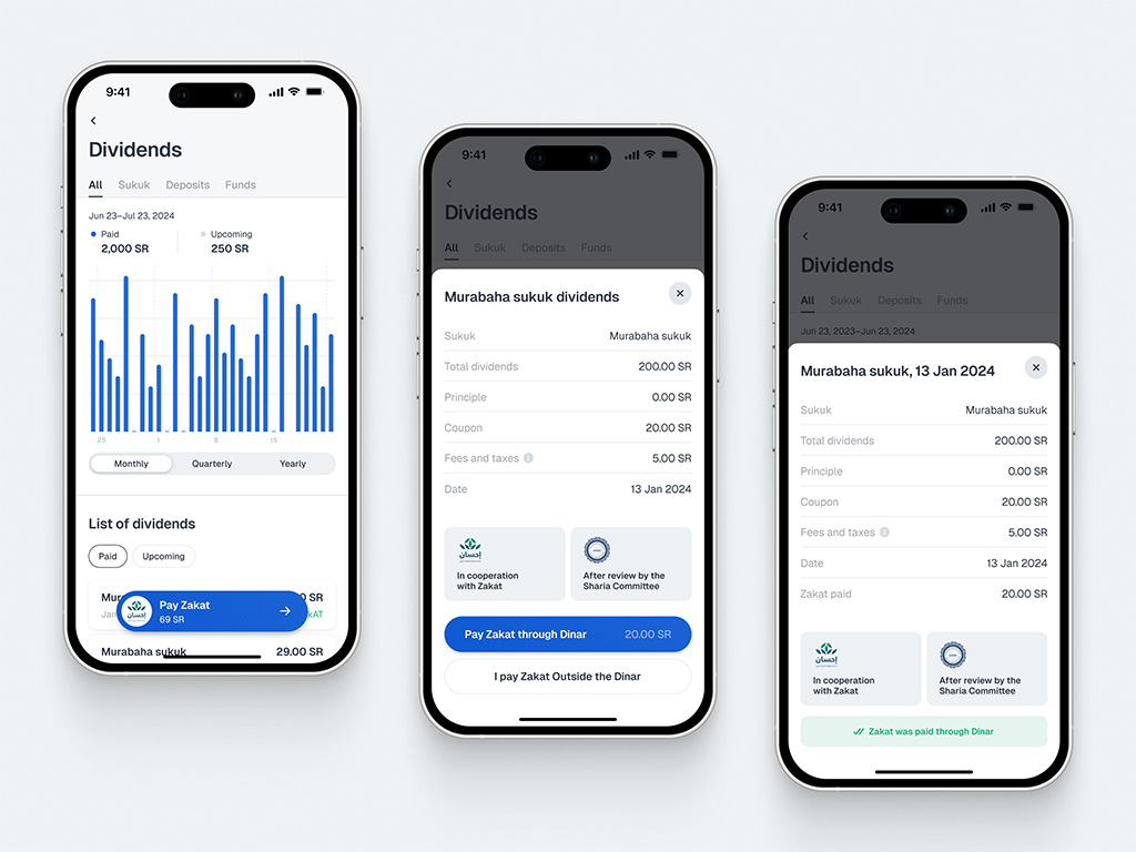 Fintech app design